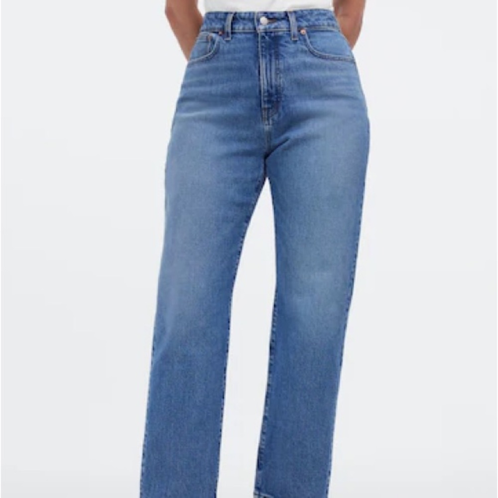 Madewell Curvy 90s Straight Jean Cropped